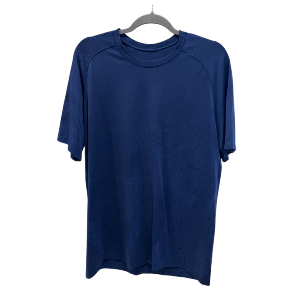 Lululemon Men's Navy Blue Metal Vent Tech 2.0 Short Sleeve Shirt XL